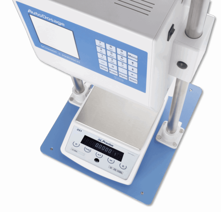 Der SCHMIDT + HAENSCH AutoDosage für eine schnelle und einfache Probenvorbereitung in Ihrem Labor.